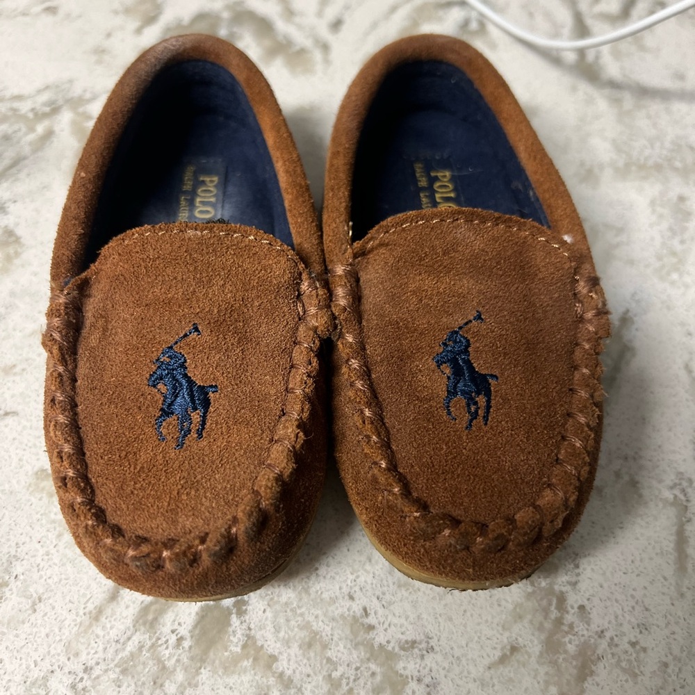 Polo by Ralph Lauren Brown Moccasins Classic Suede